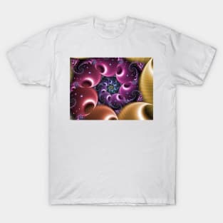 Colourful Vortex Spiral T-Shirt